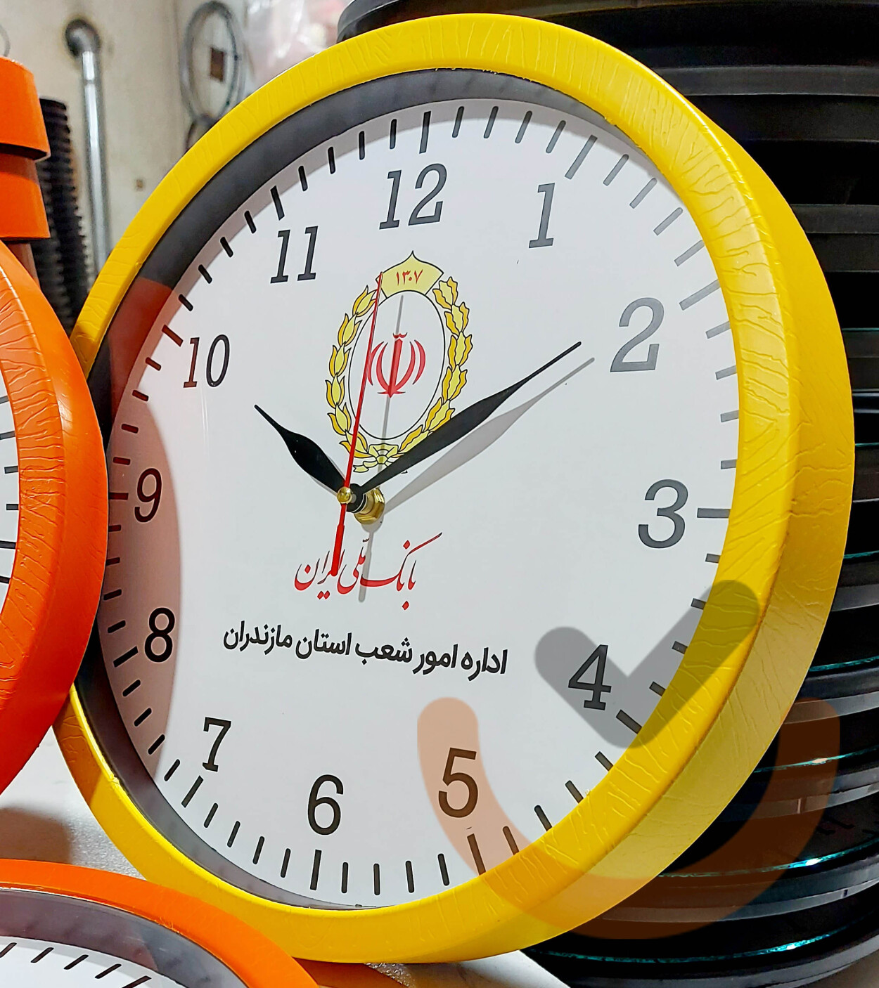 ساعت دیواری تبلیغاتی
